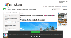Desktop Screenshot of kittilalehti.com